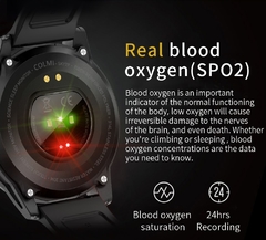 Imagem do Relógio inteligente COLMI SKY 7 Pro Novo sensor de oxigênio no sangue 3ATM à prova d'água Full Touch Rastreador de fitness smartwatch