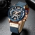 Relógio de pulso masculino CURREN marca de luxo relógio esportivo masculino moda couro cronógrafo relógios com data para homem relógio masculino - comprar online