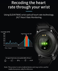 Imagem do Relógio inteligente COLMI SKY 7 Pro Novo sensor de oxigênio no sangue 3ATM à prova d'água Full Touch Rastreador de fitness smartwatch