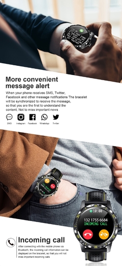 Relógio inteligente COLMI SKY 1 Plus 2021 masculino IP68 à prova d'água Sleep Tracker Sport Fitness Bluetooth Smartwatch para Android iOS - loja online