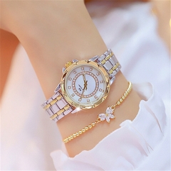 Relógio feminino de diamante 2020 strass elegantes relógios femininos Relógio de ouro Relógios de pulso para mulheres relogio feminino Relógio feminino - loja online