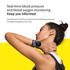 Imagem do Smartwatch COLMI V23 Pro feminino de temperatura Full Touch Fitness Tracker IP67 à prova d'água para homens com pressão arterial