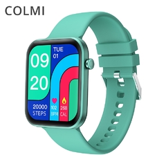 COLMI P15 1,69 polegadas 2021 relógio inteligente masculino Full Touch Fitness Tracker IP67 à prova d'água Smartwatch para telefone Xiaomi Redmi Android