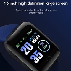 2021 Novo relógio inteligente Y68 pulseira rastreadora de pressão sanguínea pulseira inteligente esporte à prova d'água Smartwatch para Android IOS D13 D20