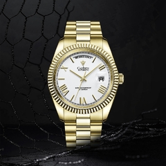 2021 Novos relógios mecânicos automáticos CADISEN masculinos Mayota 8285 Reloj negócios esportivos de safira em aço inoxidável Reloj Hombre
