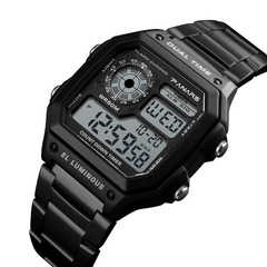 PANARS Relógios masculinos de luxo de marca superior cronômetro relógio digital eletrônico masculino 5BAR impermeável militar esportes relógios de pulso