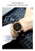 Marca de luxo movimento japão moda masculina relógio de pulso de quartzo design exclusivo cavaleiro mostrador de couro relógio à prova d'água - tienda online