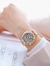 Relógios femininos ouro marca luxuosa diamante quartzo mostrador grande Relógios de pulso femininos relógio de aço inoxidável feminino relogio feminino en internet