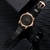 Imagen de Marca de luxo movimento japão moda masculina relógio de pulso de quartzo design exclusivo cavaleiro mostrador de couro relógio à prova d'água