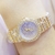 Imagen de Relógios femininos de diamante Bs Bee Sister marca de luxo pequeno mostrador feminino relógios de ouro rosa feminino fechadura de aço inoxidável Bayan Kol Saati