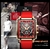 LIGE 2021 Relógios masculinos de marca de luxo à prova d'água Quartz Square - buy online