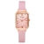 Relógios femininos da marca Gaiety Fashion Square feminino relógio de quartzo on internet
