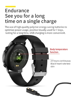 Smartwatch COLMI V23 Pro feminino de temperatura Full Touch Fitness Tracker IP67 à prova d'água para homens com pressão arterial - Relogios Importados na Web - Frete Grátis Todo o Brasil