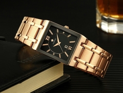 Relogio masculino WWOOR Relógio de ouro masculino, quadrado, masculino, relógi - comprar online