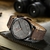 Relógios masculinos CURREN Fashion Business Relógio de pulso de quartzo com couro clássico casual masculino relógio preto simples