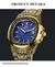 Relógio de ouro de luxo masculino marca ONOLA fashion Steel relógios dourados à prova d'água homem olock Reloj Hombre en internet