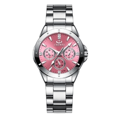 CHENXI 019A Relógios de luxo femininos da moda feminina relógios de pulso de quartzo femininos de luxo com mostrador de strass à prova d'água Reloj Mujer