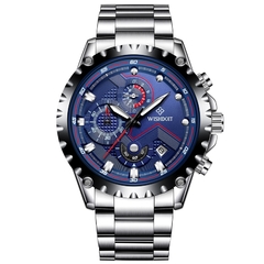 2021WISHDOIT Relógios masculinos de luxo de marca superior Relógio Full Steel Masculino Militar Esporte Impermeável Relógio Masculino Quartz Relogio Masculino