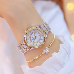 Relógio feminino de diamante 2020 strass elegantes relógios femininos Relógio de ouro Relógios de pulso para mulheres relogio feminino Relógio feminino