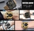 MEGIR 2019 relógios de quartzo com mostrador quadrado masculino de luxo, marca superior, relogios masculinos, multi fusos horários, relógio de pulso esportivo masculino 2069 prata - comprar online