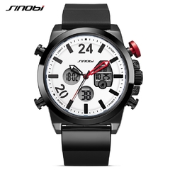 Relógio esportivo digital SINOBI, cronógrafo, relógios de pulso masculino, relógio LED militar à prova d'água NAVI relógio Relogio masculino 2019