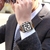 Relógios masculinos da marca de luxo MEGIR cronógrafo masculino relógio de couro comercial de quartzo masculino moda esporte militar relógio de pulso relogio masculino - loja online