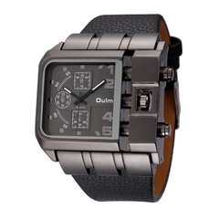 relógio de pulso casual com mostrador quadrado pulseira larga Relógio masculino de quartzo de marca de luxo Relógio masculino supergrande - buy online