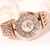 Relógios femininos de diamante de luxo famosa marca elegante vestido de quartzo relógios femininos strass Relogios femininos ZDJ006 en internet
