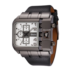 relógio de pulso casual com mostrador quadrado pulseira larga Relógio masculino de quartzo de marca de luxo Relógio masculino supergrande - Relogios Importados na Web - Frete Grátis Todo o Brasil
