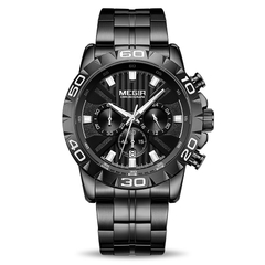 relógio MEGIR masculino, cronógrafo, quartzo, negócios, homem, relógios, marca, luxo, impermeável, pulso, Reloj Hombre Saat - comprar online