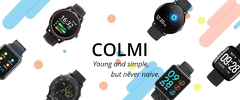 COLMI-P8 Smart Watch IPX7 à prova d'água Monitor de freqüência cardíaca Multiple Sports Fitness Tracker Masculino e feminino Fitness Tracker PK B57 - comprar online