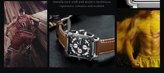 Relógio masculino quartzo marca luxo MEGIR cronógrafo relógios esportivos masculino relógio militar relógios relogio masculino