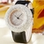 Relógios femininos de verão 2019 com strass completo Relógios de pedra de diamante de cristal da Áustria Relógios com vestido de mostrador grande Relógio de pulso de couro genuíno - comprar online