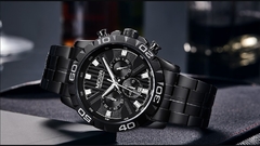 Imagem do relógio MEGIR masculino, cronógrafo, quartzo, negócios, homem, relógios, marca, luxo, impermeável, pulso, Reloj Hombre Saat