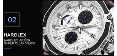 MEGIR relógios oficiais de quartzo masculino moda couro genuíno relógio cronógrafo relógio para homens gentis estudantes masculinos Reloj Hombre 2015 - loja online