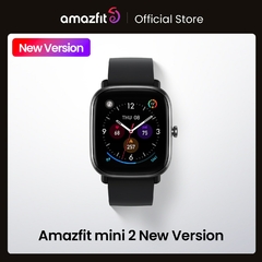 [Nova versão] Amazfit GTS 2 mini Smartwatch 68+Modos esportivos Monitoramento do sono Smart Watch Zepp App para Android para iOS