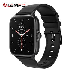 LEMFO Smart Watch Masculino Bluetooth Call Smartwatch Feminino IP67 À Prova D' Água 1,7 Polegada HD Tela GTS 3 Para Android IOS 28 Modos Esportivos