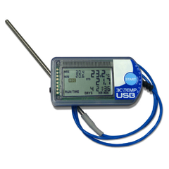 Datalogger-registrador de temperatura reutilizable con sonda externa