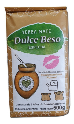 Yerba Mate Dulce Beso Despalada 500g
