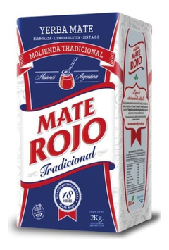 Yerba Mate Mate Rojo Tradicional 2kg