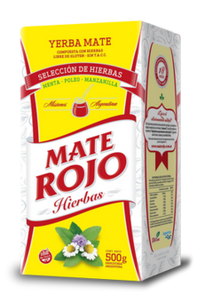 Yerba Mate Mate Rojo Hierbas 500g
