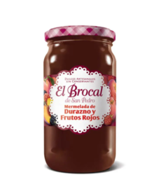 Mermelada De Durazno Y Frutos Rojos El Brocal 420g