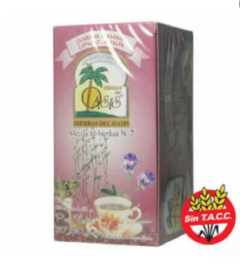 Té Mezcla de Hierbas N°7 Estimulante Sexual Oasis 25 Saq