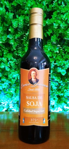 SALSA DE SOJA CALIDAD SUPERIOR ENRICO BARONESE ENVASE DE VIDRIO 375CC