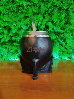 Mate Calabaza Cuero Torpedo Uruguayo Zion
