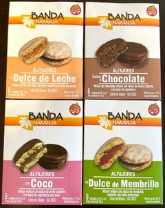 ALFAJOR BANDA NARANJA DE DULCE DE MEMBRILLO 150G - comprar online