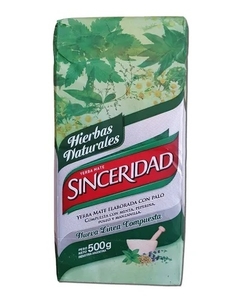 Yerba Mate Sinceridad Hierbas 500