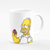 Caneca Cerâmica Os Simpsons Homer Donut - CANECAS EM PRETO & BRANCO