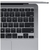 MacBook Air Apple 13,3”, 8GB, SSD 256GB, Processador M1, Cinza Espacial - loja online
