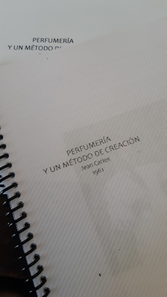 Perfumería y un Método de Creación